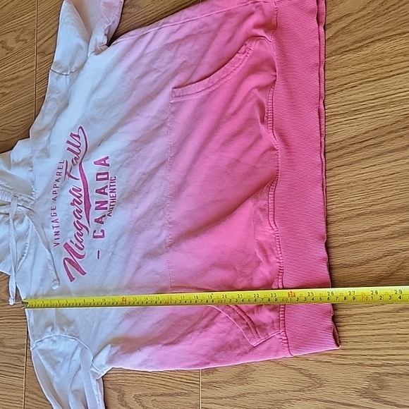 PREMIUM hoodie pullover size L/G tie dye pink white - Picture 15 of 16